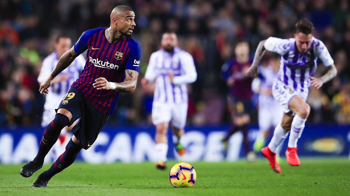 Boateng ist Anfang des Jahres zum FC Barcelona gekommen. Vorher hat er beim italienischen Erstligaverein Sassuolo Calcio gespielt.