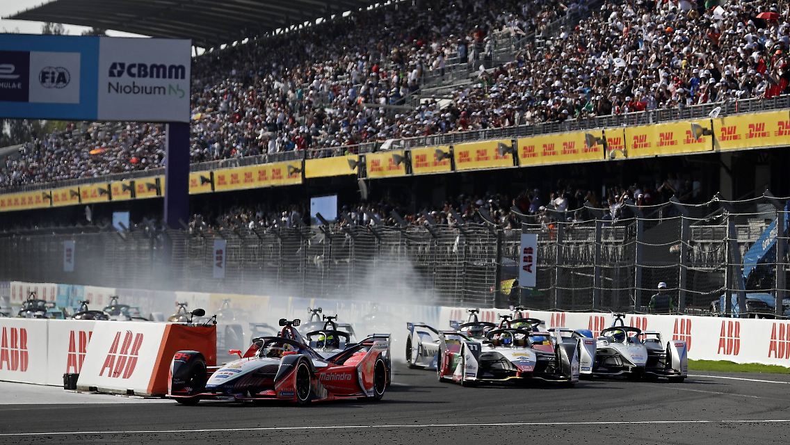 Pascal Wehrlein nach dem Start.