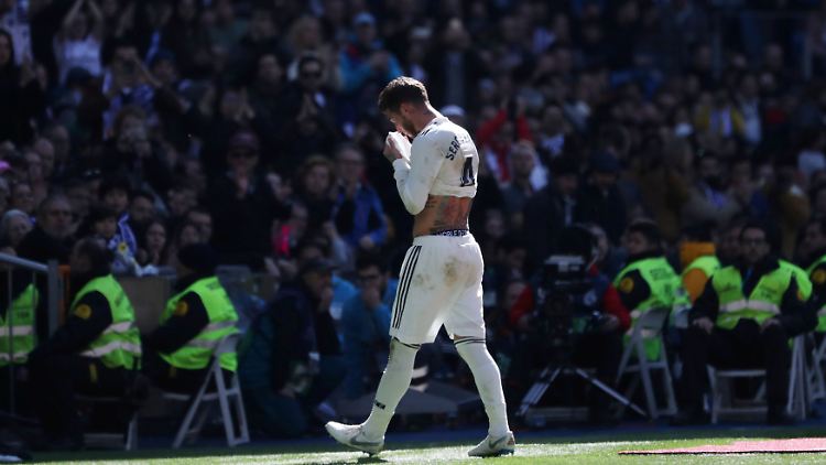 Mann des Spiels - Sergio Ramos. Der Kapitän verursachte erst einen Elfmeter und flog später vom Platz.