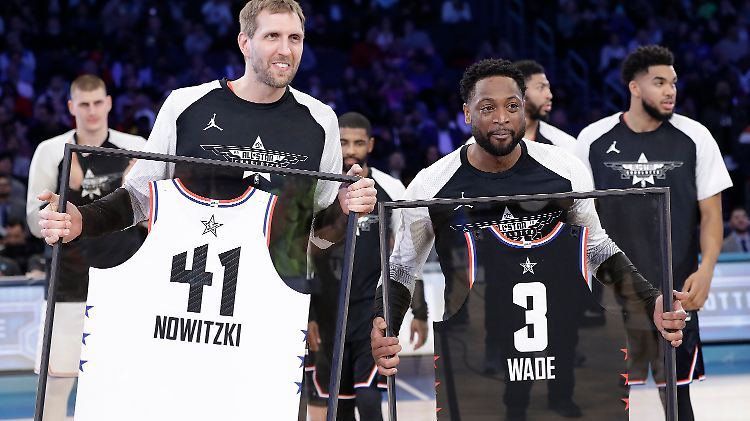 Nowitzki wurde zusammen mit Dwyane Wade ausgezeichnet.