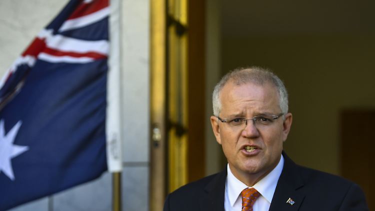 Morrison informierte die Bevölkerung über die Hackerattacke.