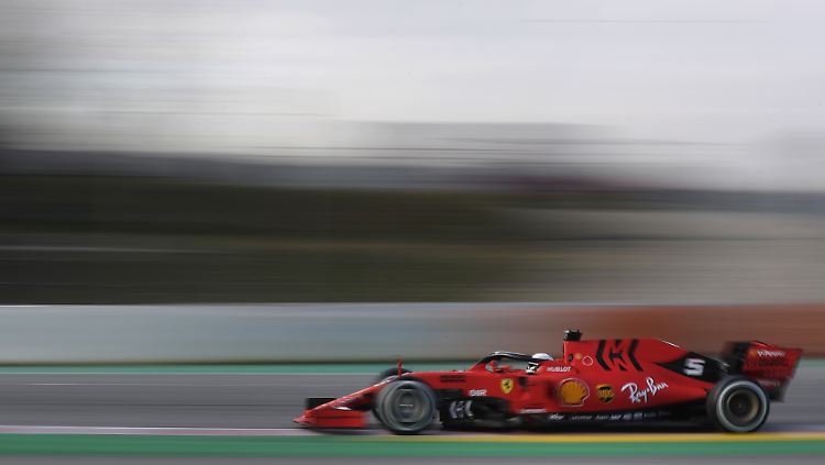 Sebastian Vettel war beim  Testauftakt zu schnell für die Konkurrenz.