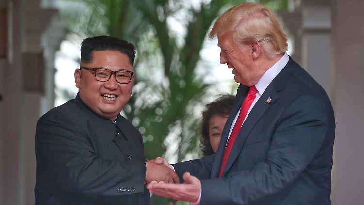 Aus dem übel beschimpften Diktator ist zumindest für Trump ein viel gelobter Gesprächspartner geworden. (Archiv)