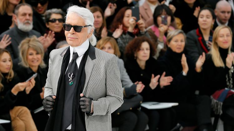 Gefeiert bis zuletzt: Modeschöpfer Karl Lagerfeld.