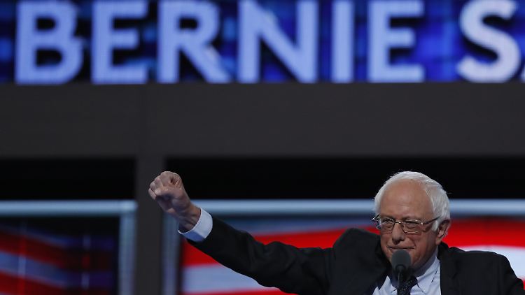 Bernie Sanders bei einem Wahlkampfauftritt im Juli 2016