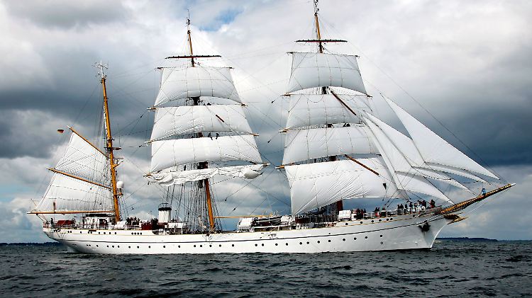 Seit 2016 wird die "Gorch Fock" in der Elsflether Werft überholt.
