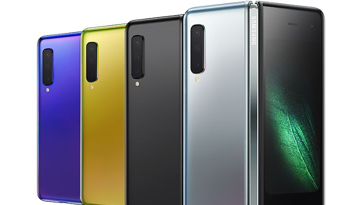 Das Samsung Galaxy Fold kommt in verschiedenen Farben im Frühjahr auch nach Deutschland.