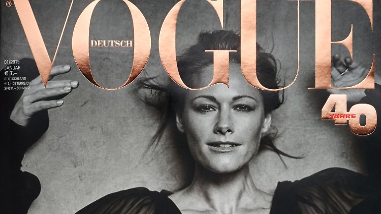 Die Schlagerkönigin in Peter Lindberghs Augen - das Cover der "Vogue" vom Januar.