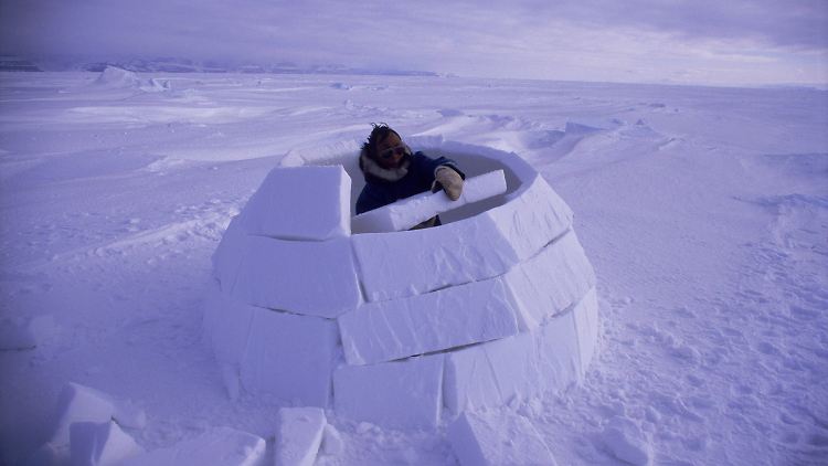 Bei Außentemperaturen von weniger als minus 40 Grad Celsius ist man froh über ein windgeschütztes Plätzchen und geringe Plusgrade.