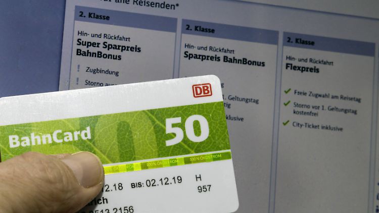 Dass die Bahncard auch für private Reisen genutzt werden kann, spielt keine Rolle. 