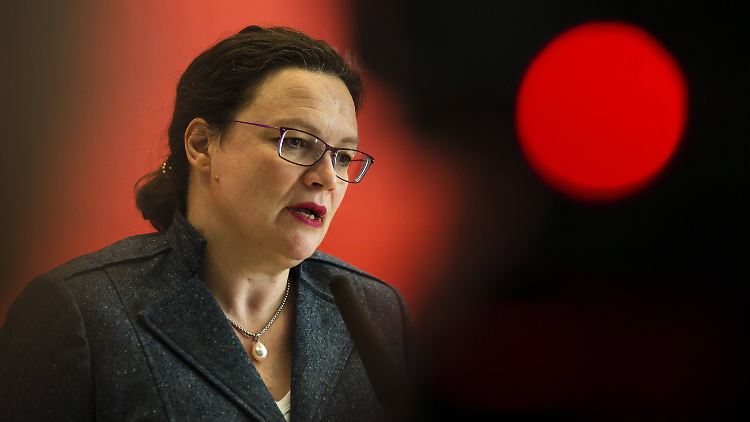 SPD-Chefin Andrea Nahles