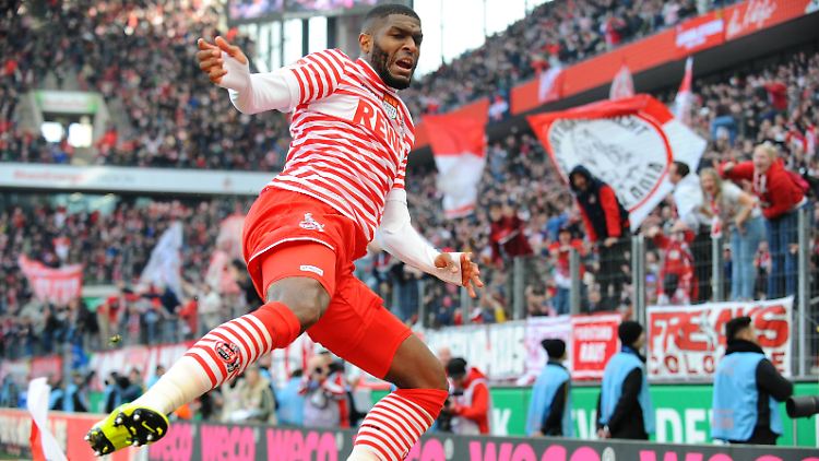 Anthony Modeste kann's auch als Joker: Der Rückkehrer drehte das Spiel gegen den SV Sandhausen mit seinen beiden Toren zugunsten der Kölner.