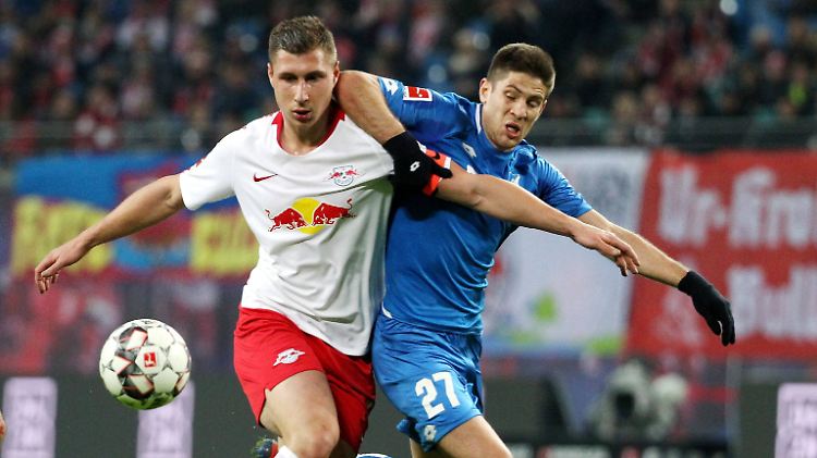 Torschützen unter sich: Leipzigs Willi Orban und Hoffenheims Andrej Kramaric.