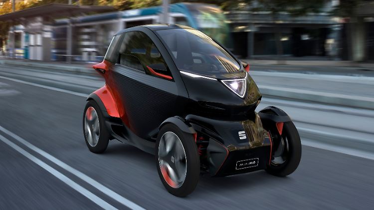 Auf den ersten Blick sieht der Seat Minimó wie eine Weiterentwicklung des Renault Twizy aus.