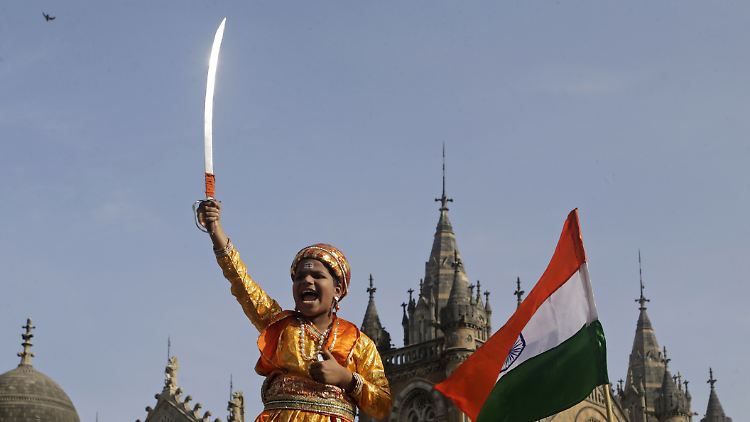 Patriotische Begeisterung: In Indien stößt der Luftschlag jenseits der Grenze auf breite Zustimmung.