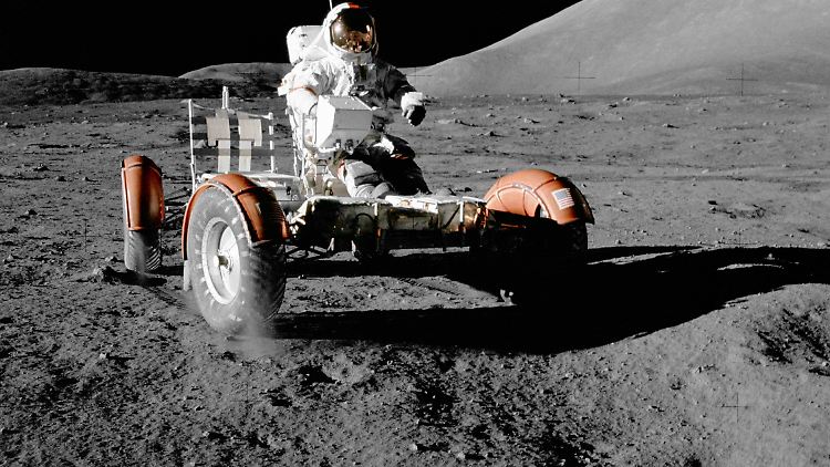 Das Mondauto "Lunar Roving Vehicle".