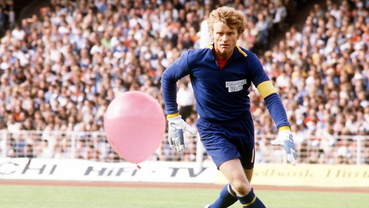 Lustig, gell? Sepp Maier am 9. Juni 1979.
