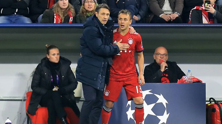 Seit Donnerstag will Niko Kovac nur noch über Spieler reden, die auch spielen - also aktuell nicht über Rafinha.