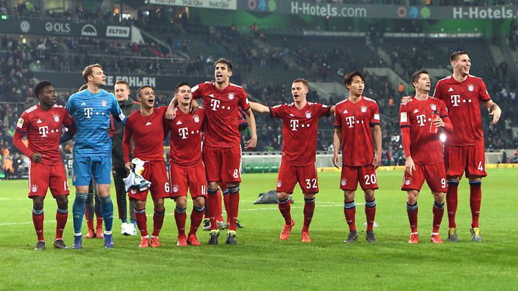 Nach der Galavorstellung in Mönchengladbach ist der  FC Bayern spätestens jetzt wieder Meisterschafts-Favorit.
