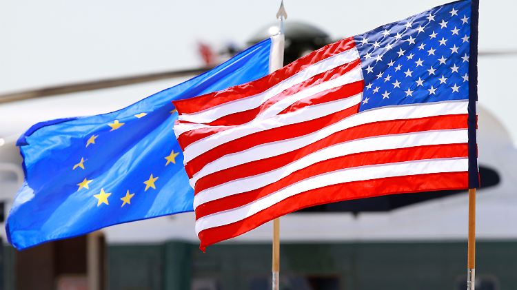 Das Verhältnis zwischen den USA und der EU hatte sich zuletzt verschlechtert. 