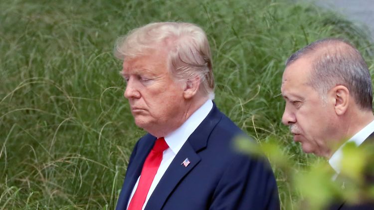 US-Präsident Donald Trump und der türkische Staatschef Recep Tayyip Erdogan.