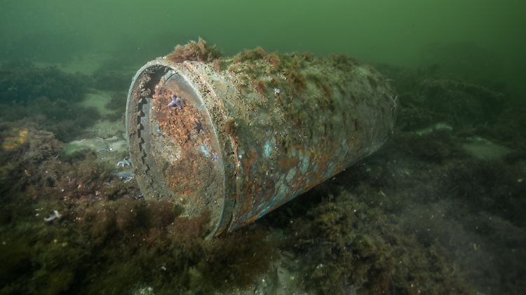 Zahlreiche Munition ist nach dem Ende des Zweiten Weltkriegs gezielt in der Ostsee versenkt worden.