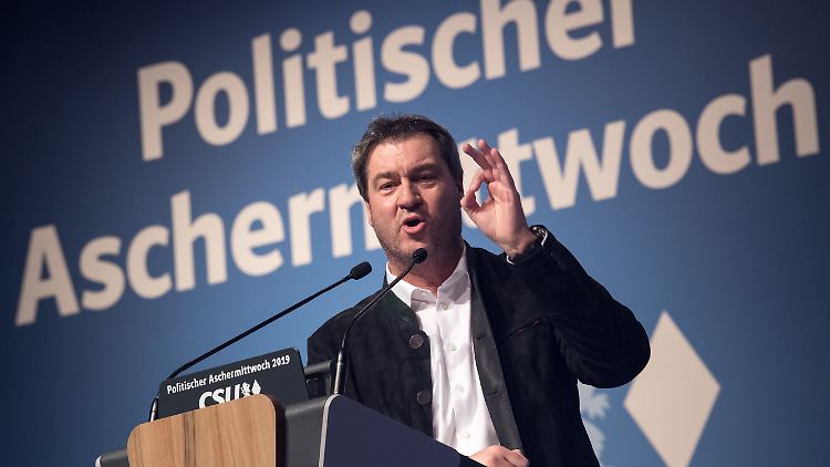Es ist richtig, dass der Verfassungsschutz die AfD unter die Lupe nimmt, meint CSU-Chef Söder.