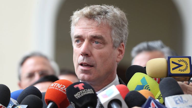 Deutschlands Botschafter Kriener muss Venezuela verlassen.