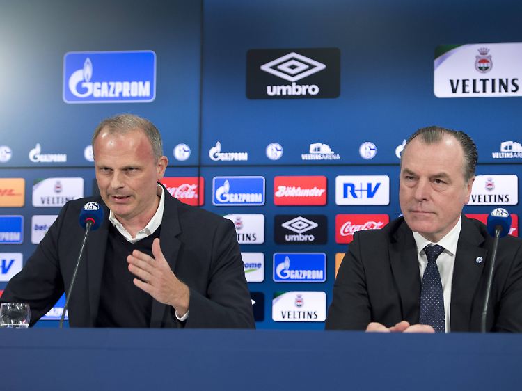 Die starken Männer auf Schalke: Jochen Schneider (l.) und Clemens Tönnies.