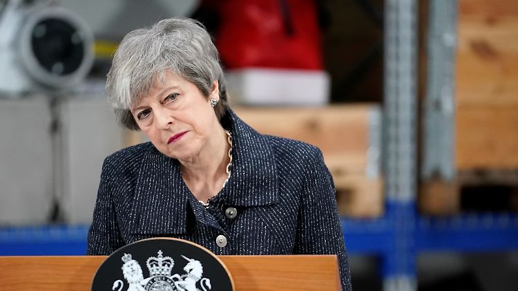 May muss sich in der kommenden Woche im Unterhaus mehreren Abstimmungen stellen.