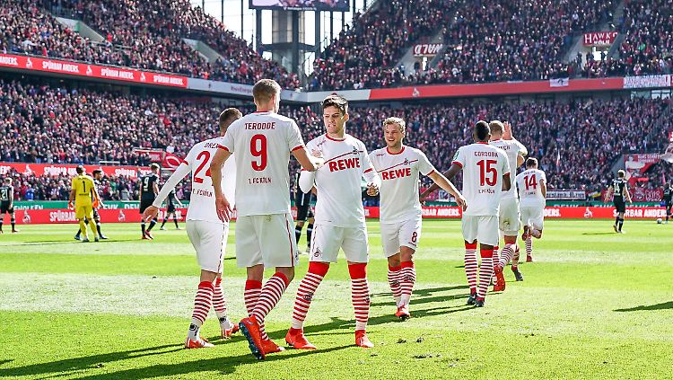 Simon Terodde und der 1. FC Köln hatten gegen Arminia Bielefeld kaum Mühe.