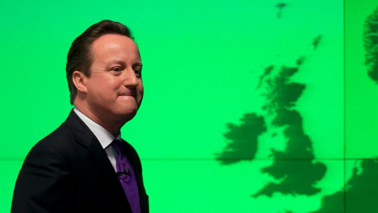 Der Tag, den viele Briten verfluchen: David Cameron am 23. Januar 2013, als er ein Referendum über einen Brexit vorschlug.