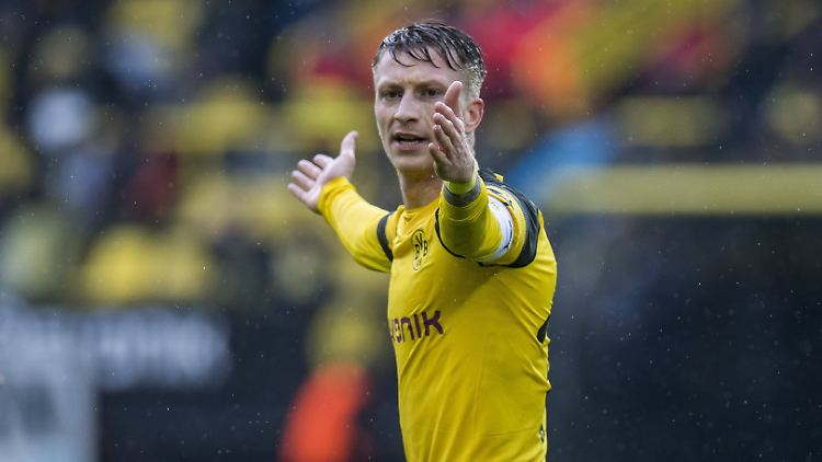 Marco Reus traf zur 1:0-Führung für den BVB - per Elfmeter nach Videobeweis.