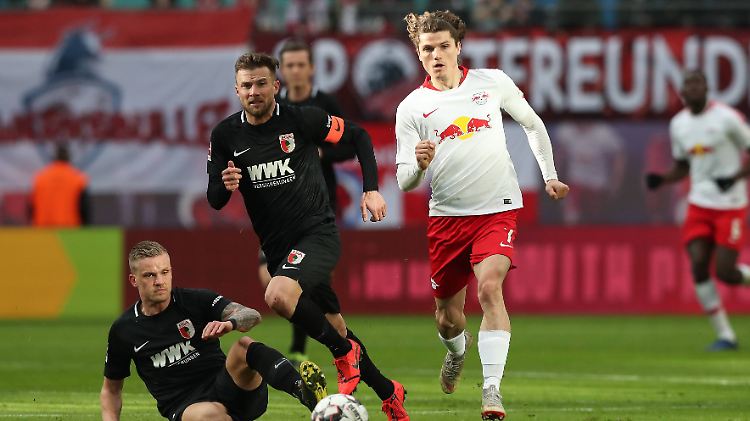 RB-Spieler Marcel Sabitzer hat offenbar ein Problem mit der Aufstellung seines Trainers.