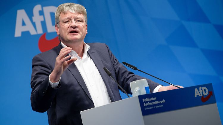 AfD-Chef Meuthen wollte sich nicht zu dem jüngsten Vorfall äußern.