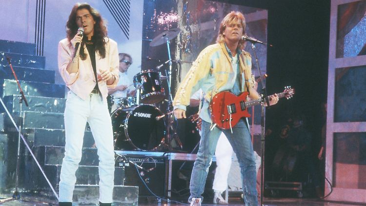 Thomas Anders und Dieter Bohlen werden nicht - wie hier 1986 - gemeinsam auf der Bühne stehen.
