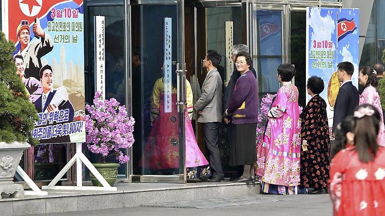 In Nordkorea muss sich der Wähler nicht den Kopf über Kandidaten zerbrechen.