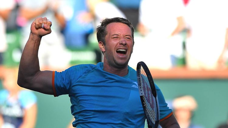 Philipp Kohlschreiber feiert den größten Sieg der Saison.