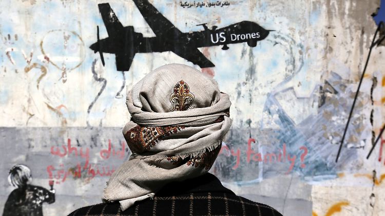 Protest gegen US-Drohnenangriffe in Sanaa. (Archiv)