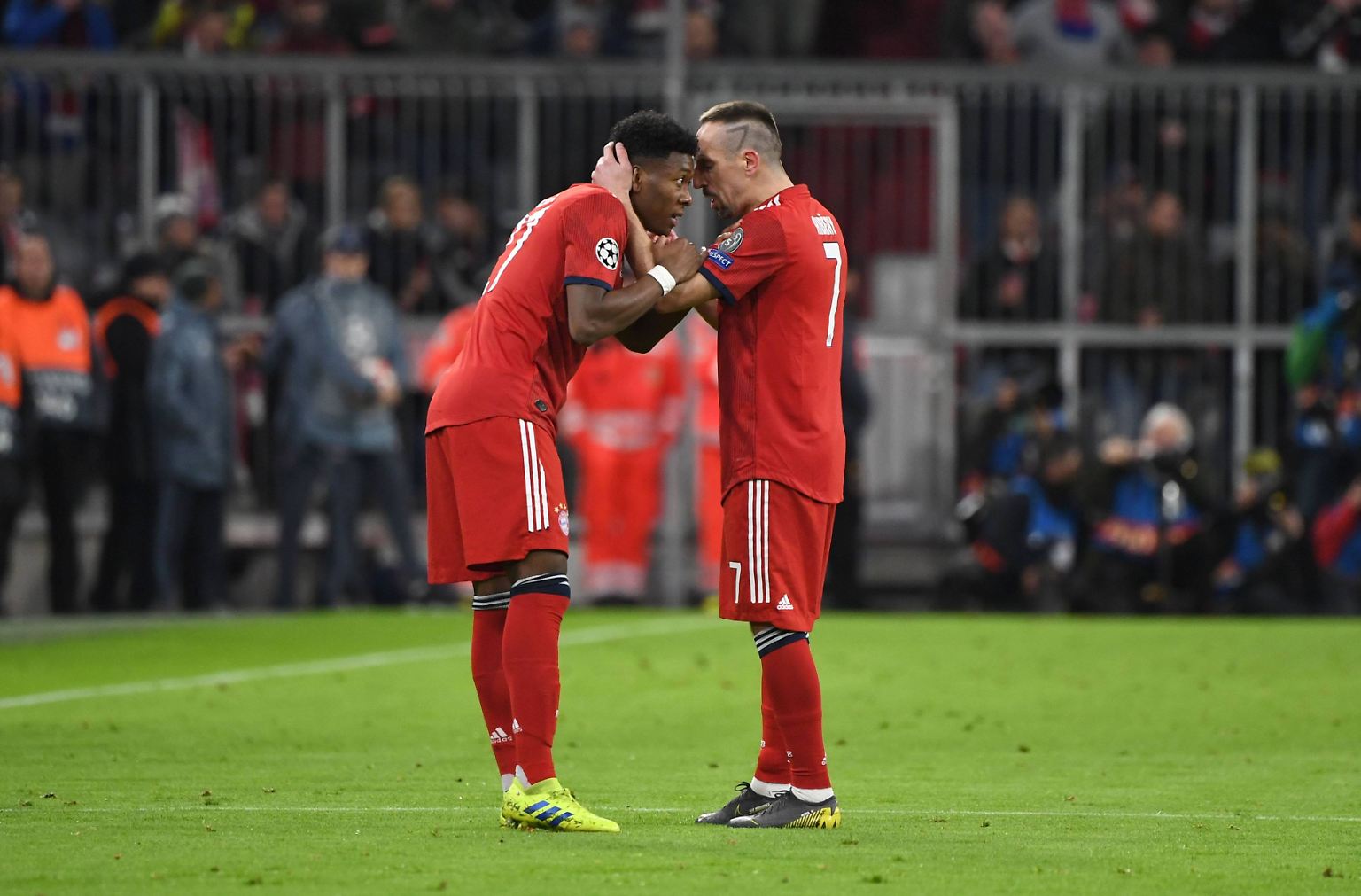 Sie hatten sich was überlegt, am Ende aber geht der Plan nicht auf. Im Achtelfinal-Rückspiel der Champions League mussten nach dem aus bayerischer Sicht viel beachteten 0:0 im Hinspiel diesmal Tore fallen. Mit dafür verantwortlich: Franck Ribéry. Weil Kingsley Coman nach Verletzung nur auf der Bank saß.