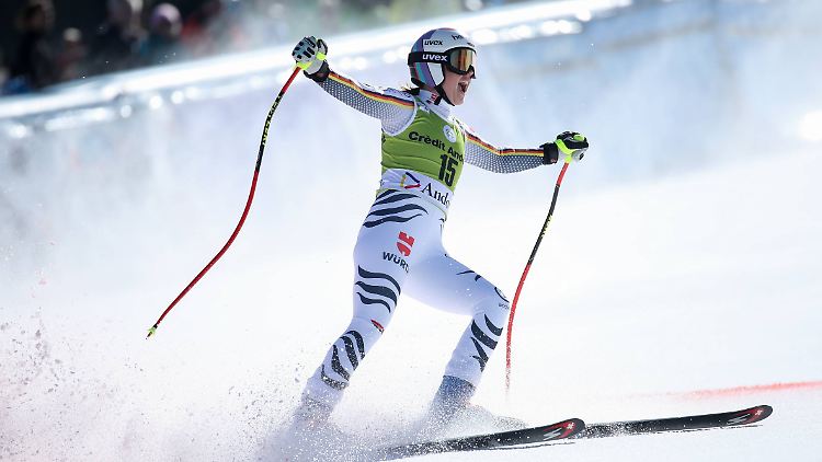 Erster Sieg im vorletzten Saisonrennen: Viktoria Rebensburg gewinnt den Super-G von Soldeu.