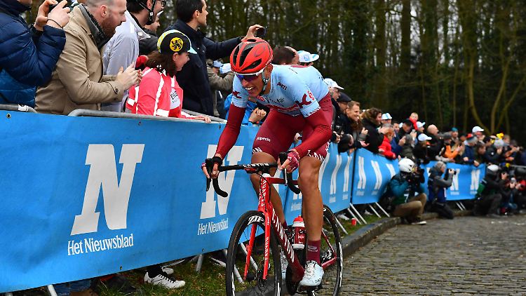 Nils Politt legte auch im Einzelzeitfahren bei der Rundfahrt Paris-Nizza einen starken Alleingang hin.