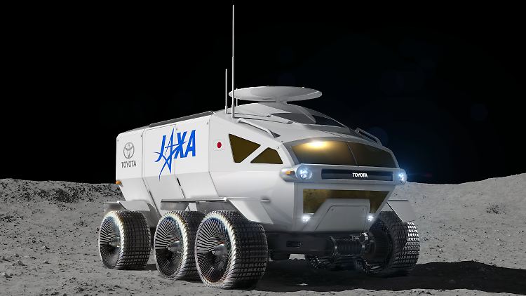 Mit dem Toyota Jaxa sollen Fahrten von bis zu 10.000 Kilometern auf dem Mond möglich sein.
