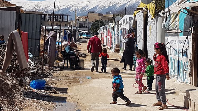 25.000 Flüchtlinge leben in Ghazze in der Bekaa-Ebene.