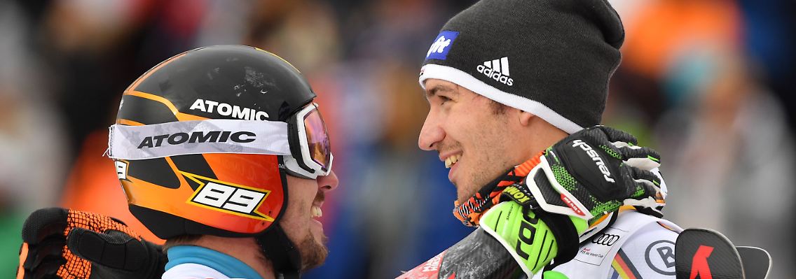 Für Marcel Hirscher (links) ist Felix Neureuther "der feinste Kerl des Skisports".