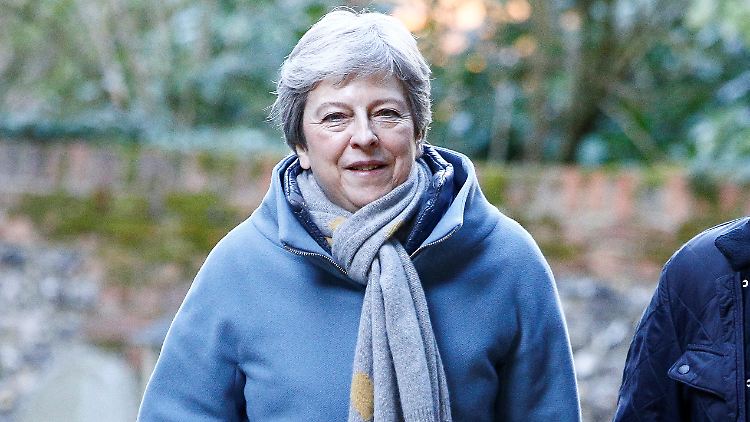 Theresa May wirbt weiter um Unterstützung für ihr Brexit-Abkommen.