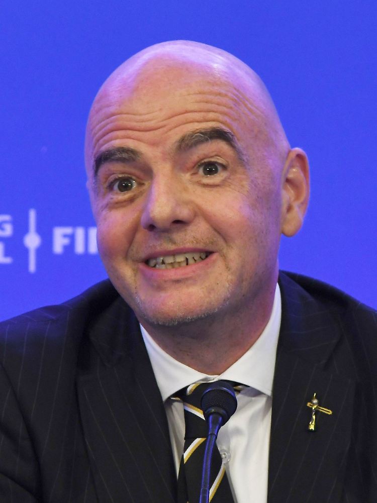 "Ich bin immer glücklich, aber heute besonders": Gianni Infantino.