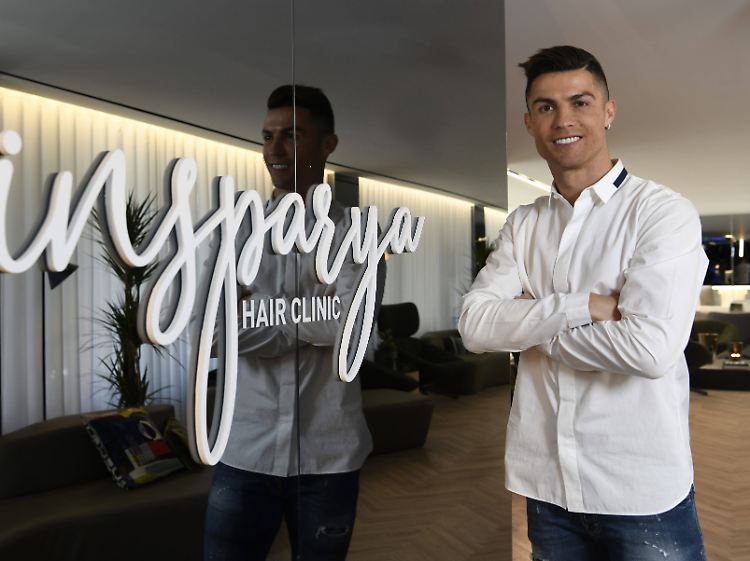 Ronaldo selbst hat bislang kein Problem mit schwindender Haarpracht.