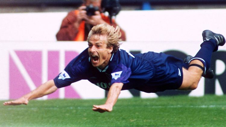 "Wie damals mit Osvaldo Ardiles": Jürgen Klinsmann 1994 im Trikot von Tottenham Hotspur.