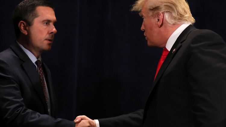 Nunes und Trump beklagen Benachteiligungen von Konservativen in den sozialen Medien.